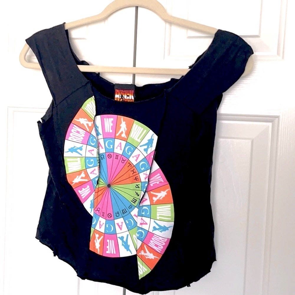 Original NWT We Will Rock You top from Queen themed Broadway Musical.